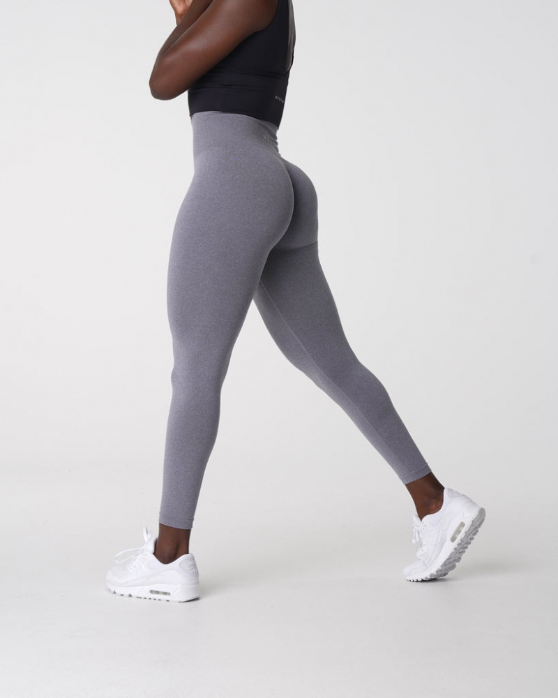 Legginsy Damskie NVGTN NV Seamless Szare | NVGTN PL-24GVTNPOZ