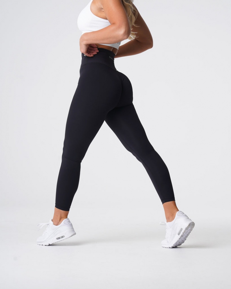 Legginsy Damskie NVGTN Signature 2.0 Czarne | NVGTN PL-28LJKRXEQ
