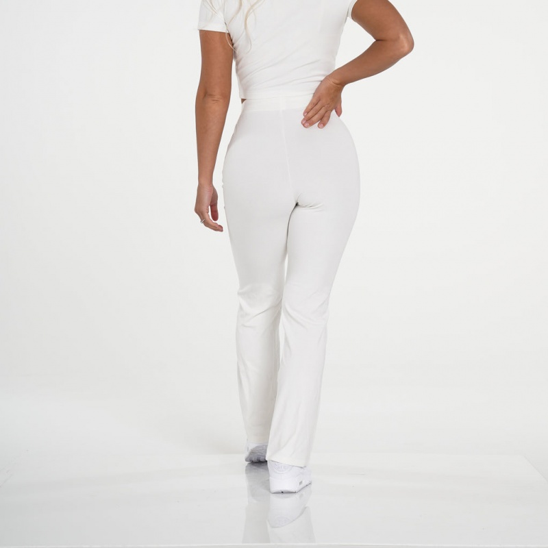 Spodnie Damskie NVGTN Hello Weekend Lounge Pant Kremowe | NVGTN PL-81IFGBQUV