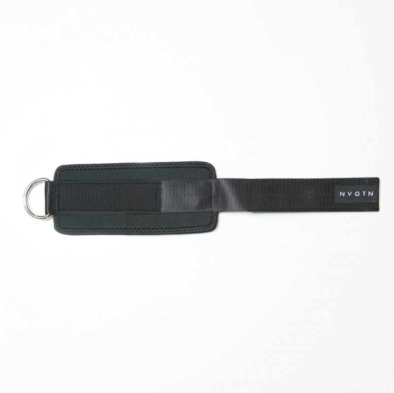 Strap Damskie NVGTN Ankle Czarne | NVGTN PL-79BCEYDNX